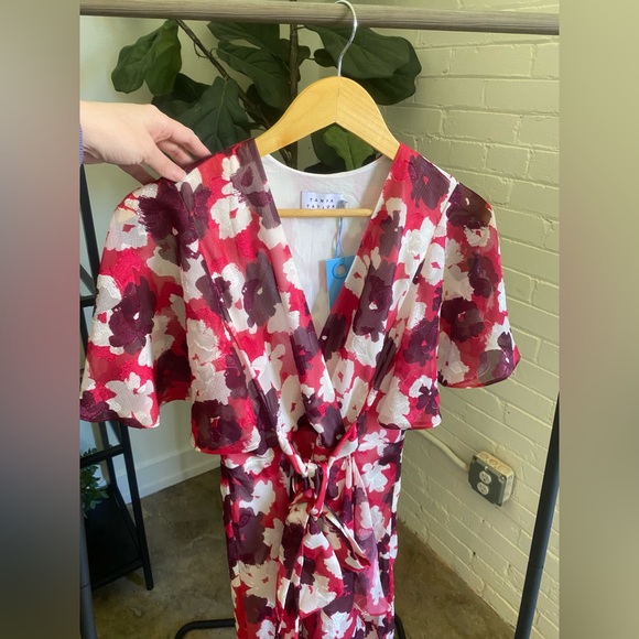 Tanya Taylor Blaire Dress- Flutter Sleeve - Picture 3 of 6